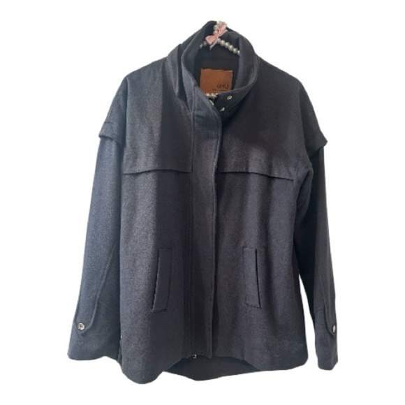 Emu Jackets & Blazers - EMU Australia 100% Merino Wool charcoal Coat Jacket
